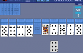 Spider Solitaire 3 Screenshot