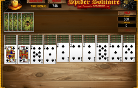 Spider Solitaire Suits Screenshot